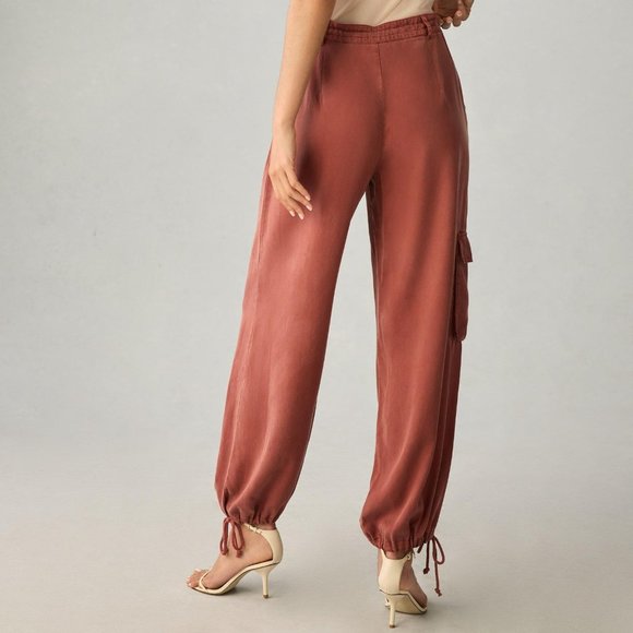 Brand New On the Road Drawstring Ankle Cargo Pants - Picture 2 of 5